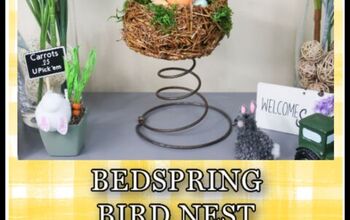 Cómo hacer un nido de pájaros Bedspring para su decoración de primavera