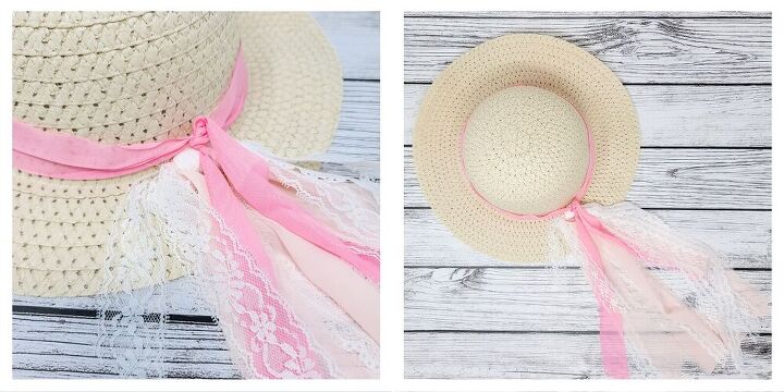 easter bonnet wall hanging, Attach Your Ribbon