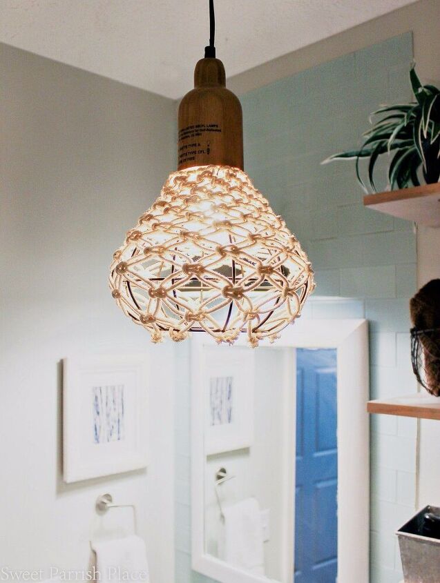 s 20 creative ways to give your home a boho vibe, Add a Boho vibe with a macrame pendant light
