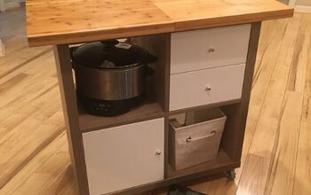 Ilha de cozinha rolante da Ikea faça você mesmo