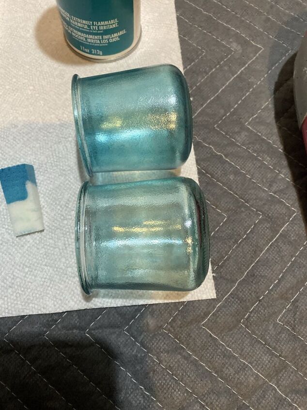oui jars transform into faux depression glass