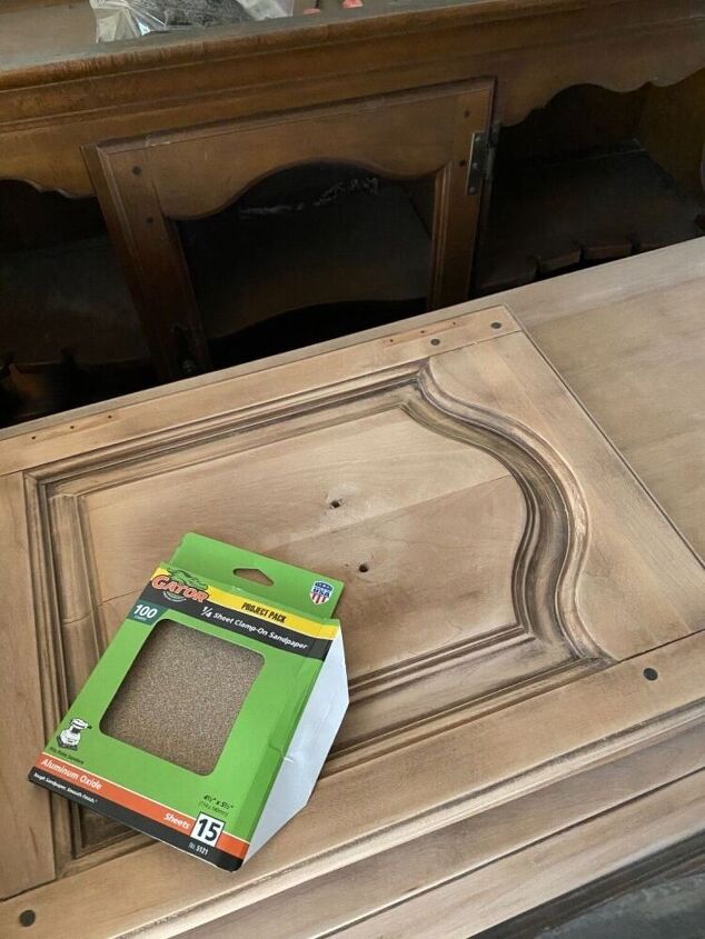 real wood hutch refresh