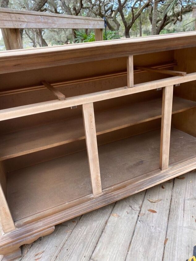 real wood hutch refresh