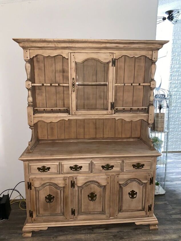 real wood hutch refresh