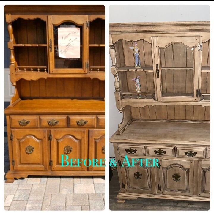 real wood hutch refresh