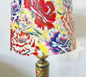s 15 decor items you can transform by decoupaging, This sweet floral beauty of a lampshade