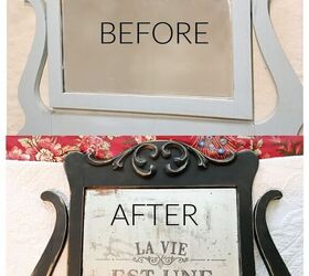 how to age and distress a mirror