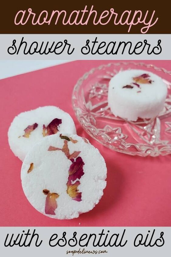 aromatherapy shower steamers recipe with relaxing essential oils