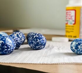how to make decoupaged easter eggs