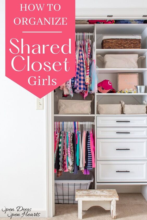 como organizar un armario infantil compartido y mantenerlo organizado