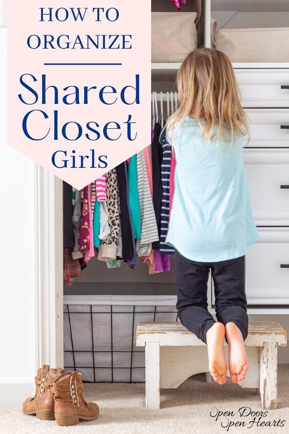 how to organize a shared kids closet and keep it organized