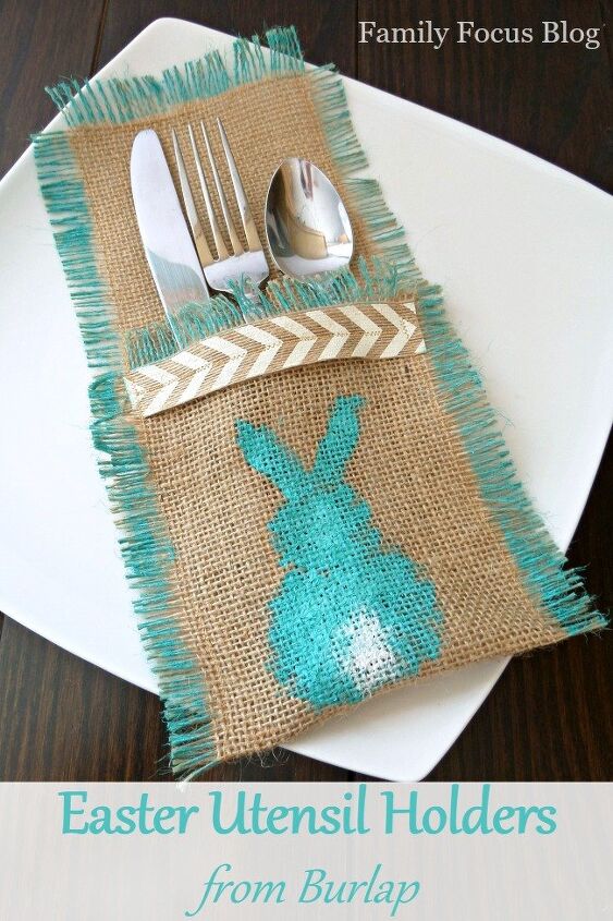 20 ideas de decoracin de conejos increblemente bonitas, Juego de mesa de Pascua de bricolaje