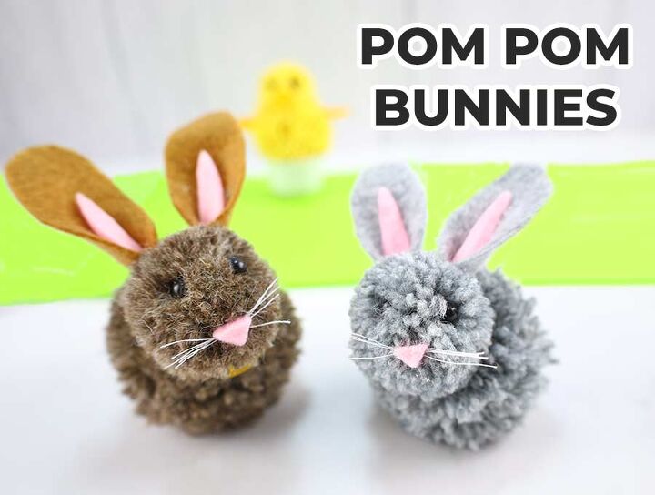 20 ideas de decoracin de conejos increblemente bonitas, Conejito Pom Pom