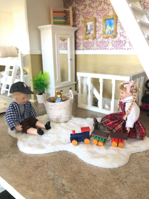 miniature dollhouse rug