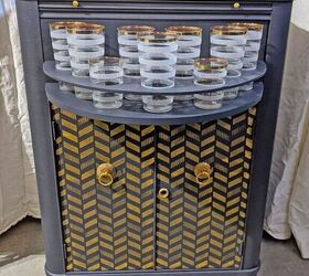cocktail cabinet becomes oh so art deco, Cocktail anyone