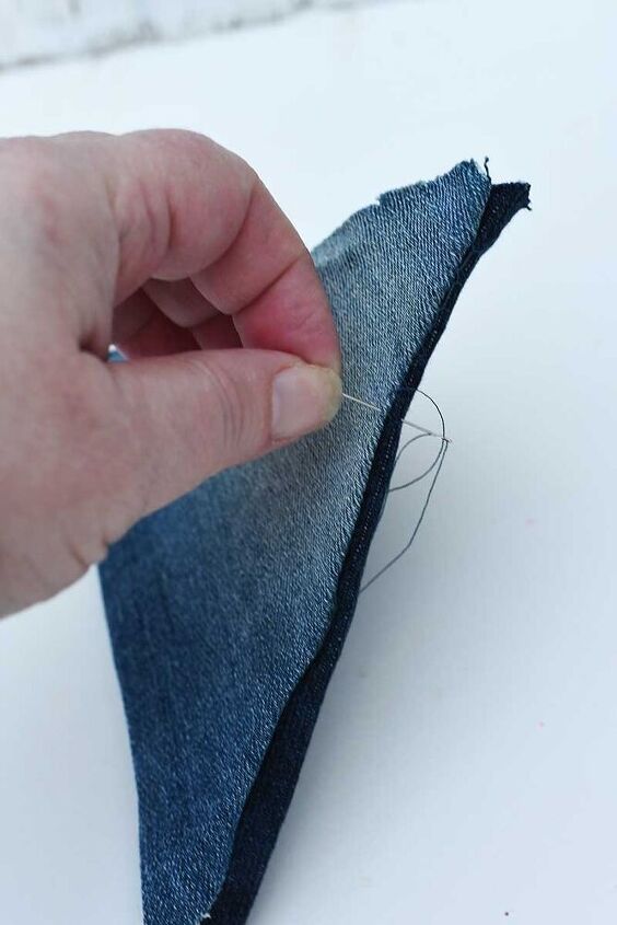 upcycled jeans placemats