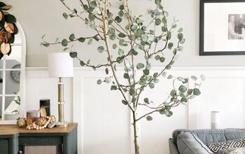 DIY Faux Eucalyptus Tree
