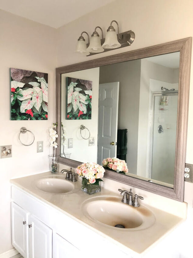 how to install a mirrorchic bathroom mirror frame