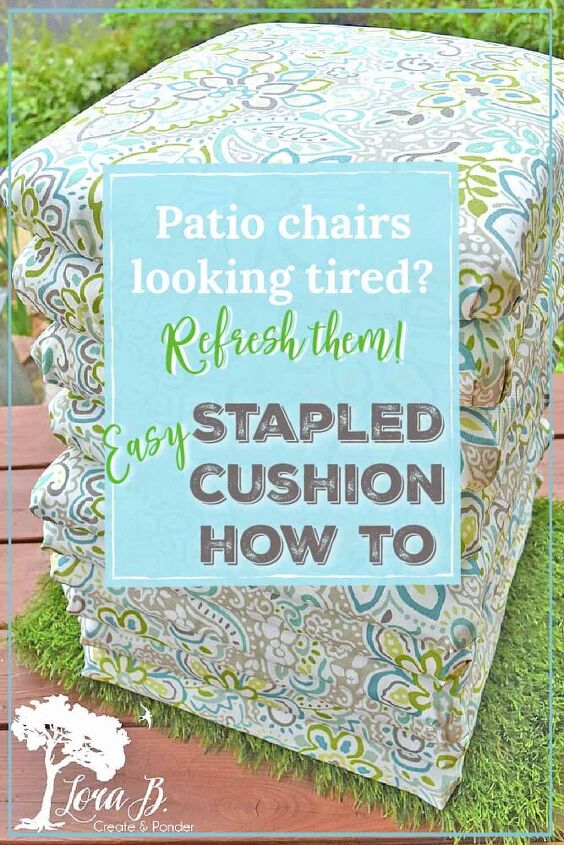 refreshing patio chairs stapled cushion how to