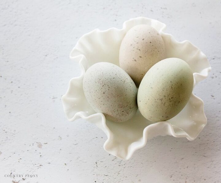 las 15 mejores ideas de huevos de pascua que la gente ha salvado este mes, Huevos de Pascua moteados DIY