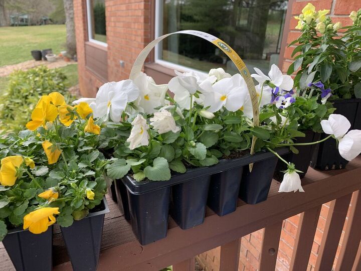 save money making large flower containers