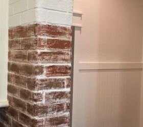 painting faux brick walls with 3 beautiful different and unique method, Painting the bricks