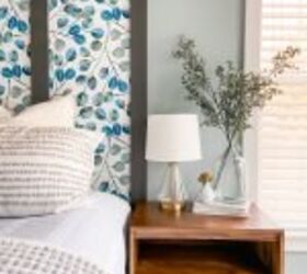 how to build a budget friendly faux headboard