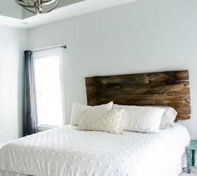 how to build a budget friendly faux headboard, Our Bedroom Was In Desperate Need Of A Makeover