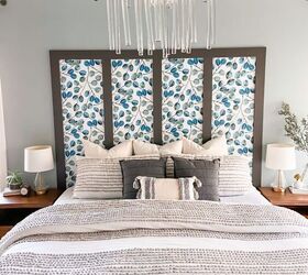 how to build a budget friendly faux headboard