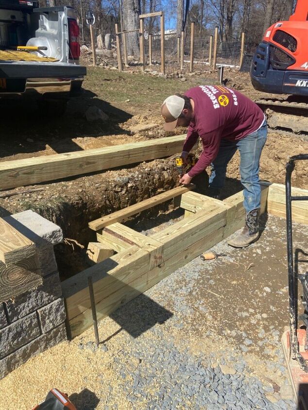 diy retaining wall railroad ties