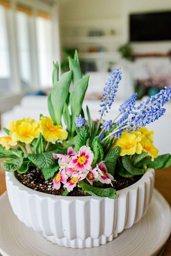 how to make an indoor spring planter