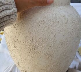 diy mud plaster vases pottery barn inspired