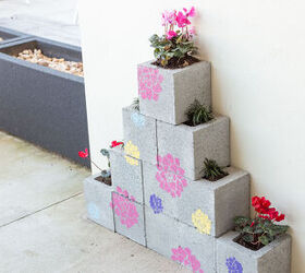 s 12 cutest garden ideas to try this spring, Concrete Planter Blocks