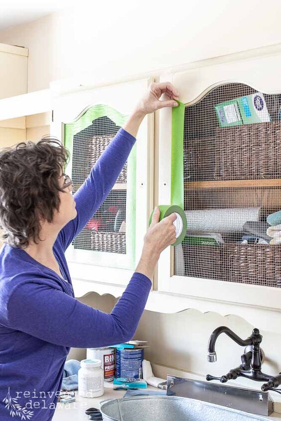 tips for applying painter s tape laundry room refresh