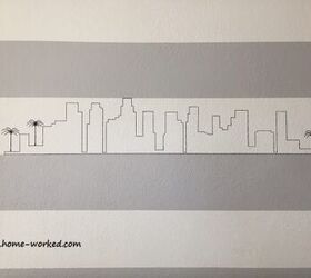 s 13 times coloring on walls was actually good thing, Add character with a hand drawn skyline