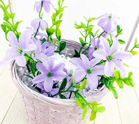 easy diy easter flower basket 2 ways dollar store craft