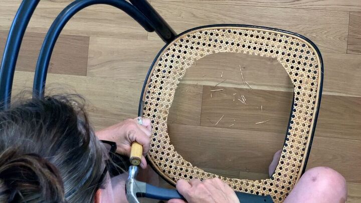 repairing a cane chair seat