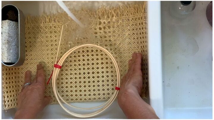 repairing a cane chair seat