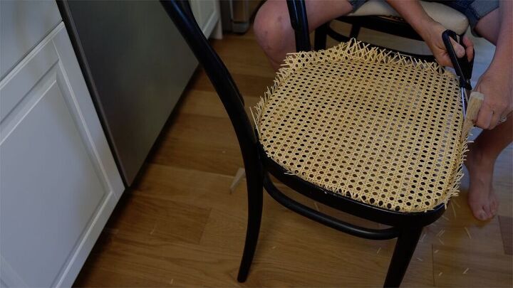 repairing a cane chair seat