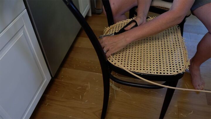 repairing a cane chair seat