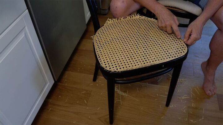 repairing a cane chair seat