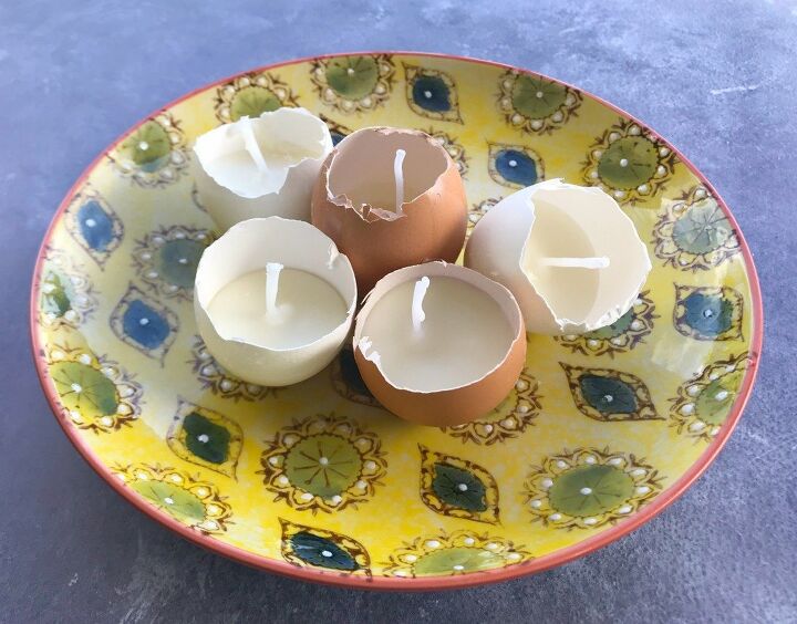 12 razes para guardar as cascas dos ovos esta semana, velas de casca de ovo