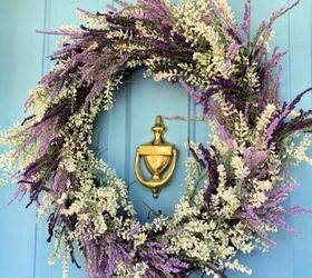 11 diy valentines door decorations inspired by love, 7 Lavender wreath