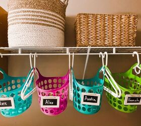 s 15 organizers that will seriously improve parents lives, Her laundry system for easy sorting