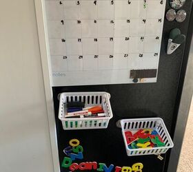s 15 organizers that will seriously improve parents lives, Her magnetic kitchen storage bins