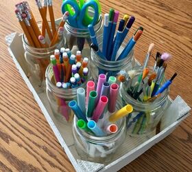 s 15 organizers that will seriously improve parents lives, A super simple school supplies storage caddy