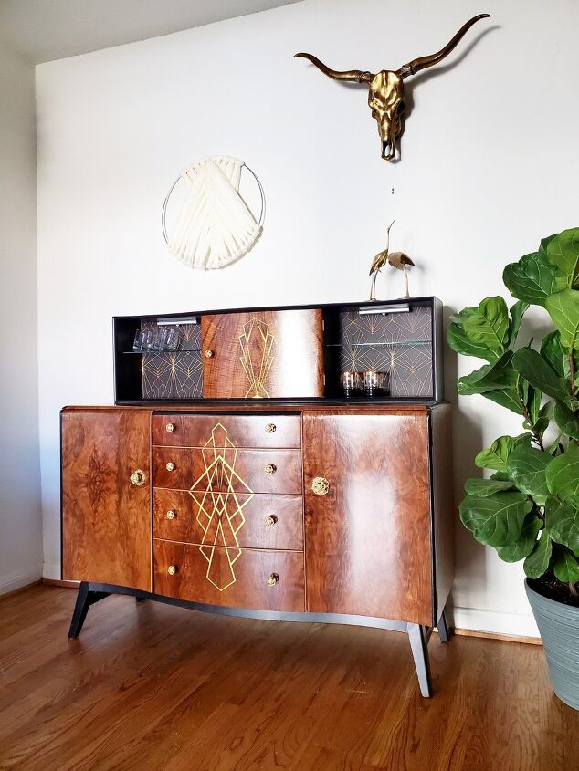 20 locas y hermosas cosas que la gente hizo con un viejo mueble, Eres tan Art Deco