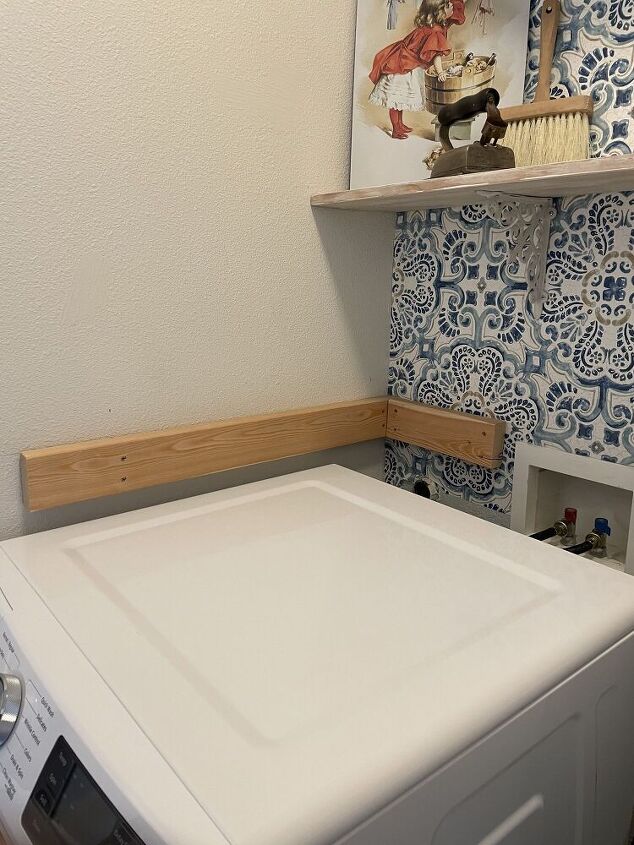 quick and easy diy laundry counter