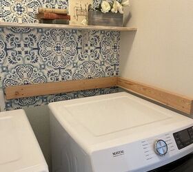 Put this on your washer & dryer to upgrade your laundry room in 2 hours