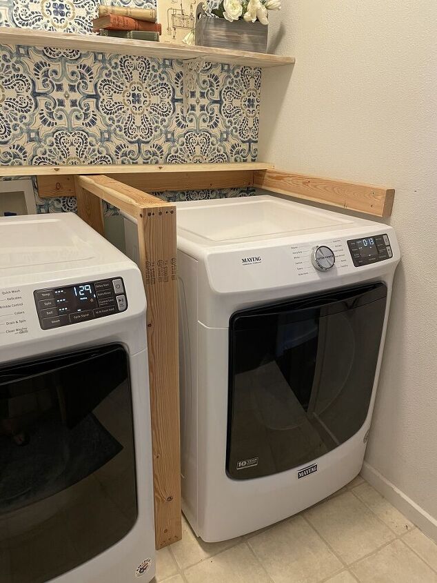 quick and easy diy laundry counter